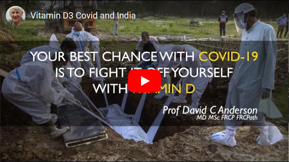Vitamin D3 Covid and India